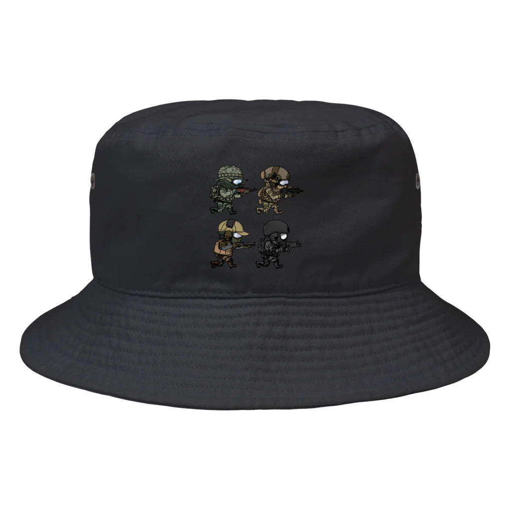 豚猫のプチソルジャーズ Bucket Hat