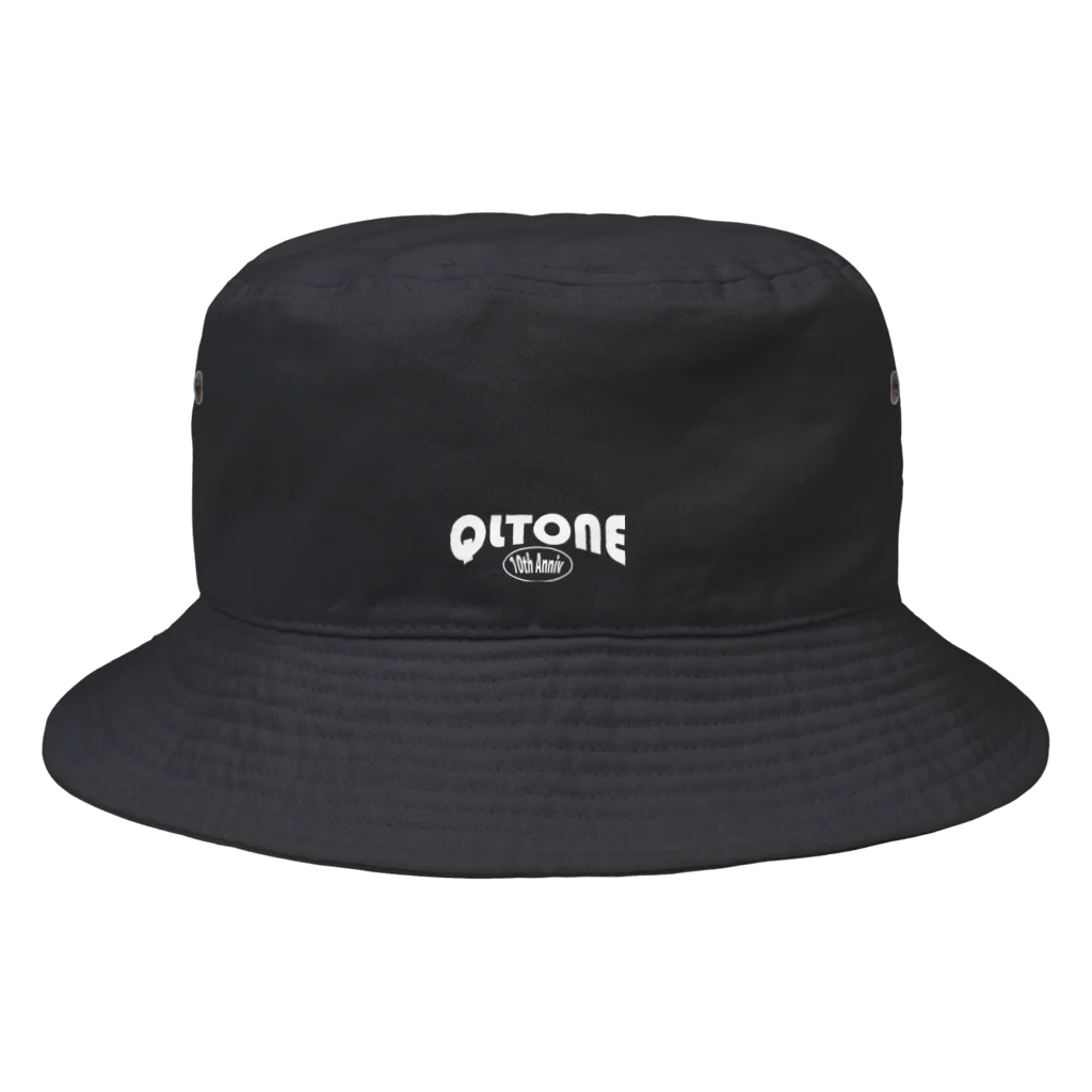 QLTONE10周年記念グッズ特設ページの10周年ロゴ(ホワイトロゴ) Bucket Hat