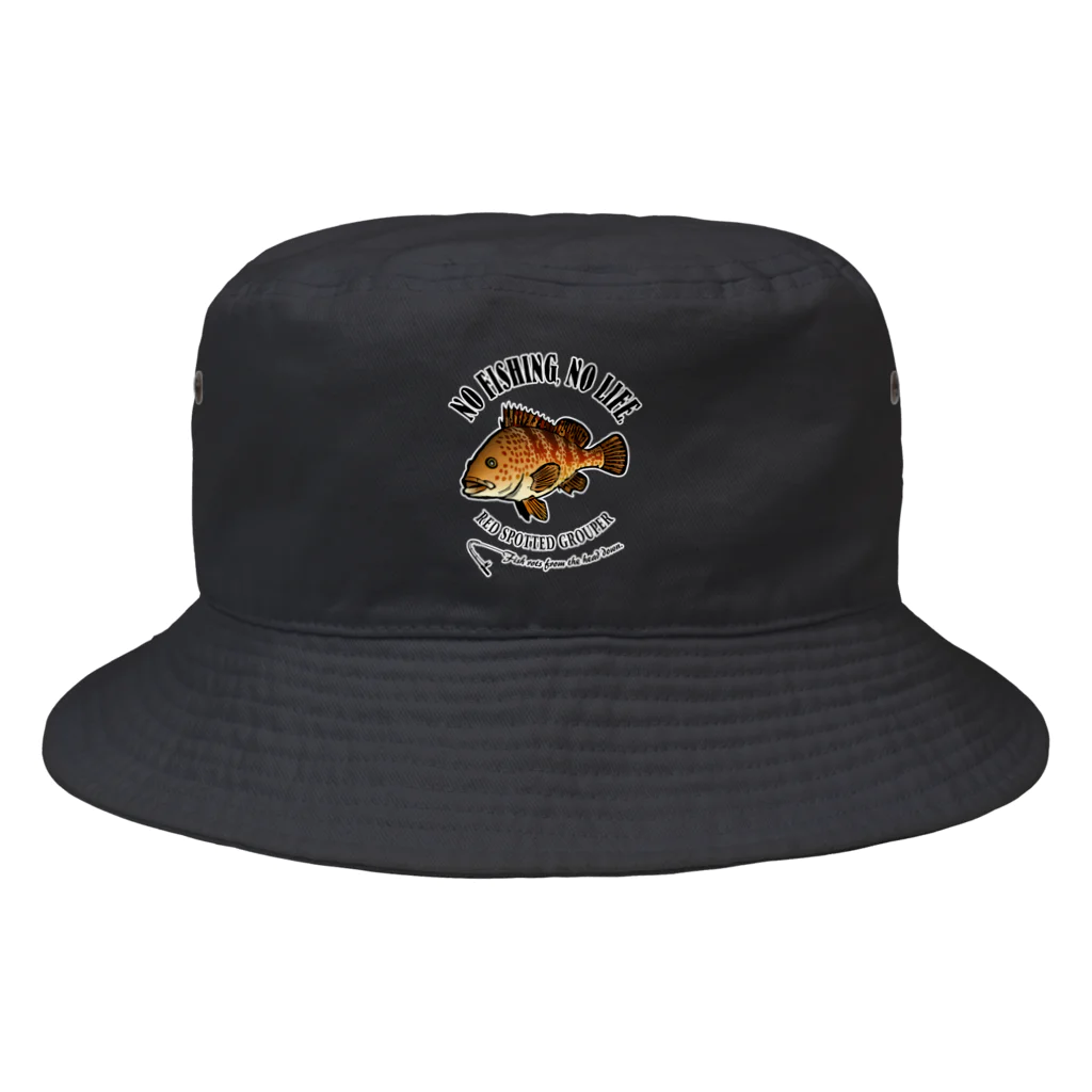 猫と釣り人のKIJIHATA_EB_1CW Bucket Hat