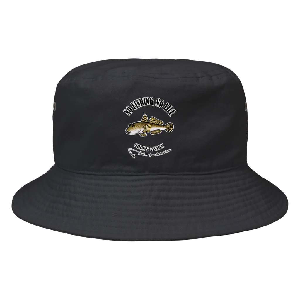 猫と釣り人のMAHAZE_EB_1CW Bucket Hat