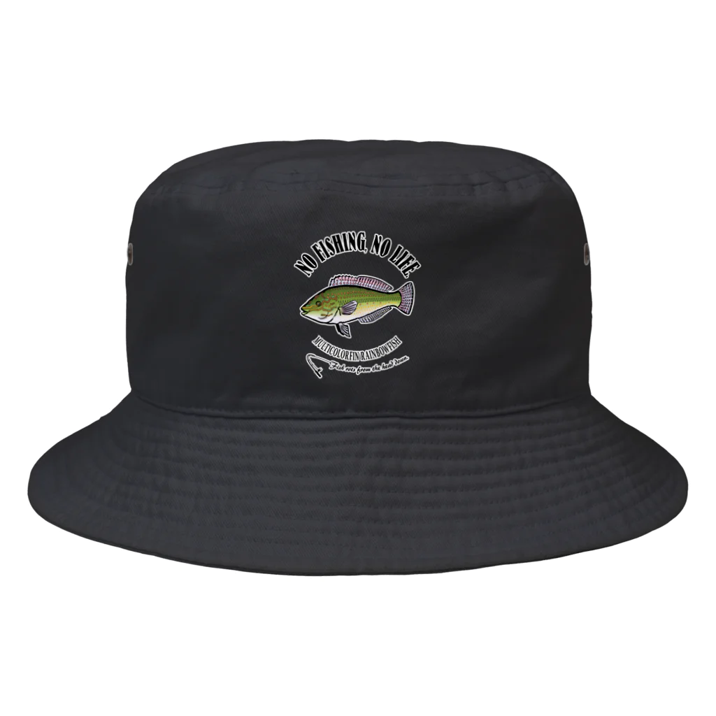 猫と釣り人のKYUUSEN_EB_1CW Bucket Hat