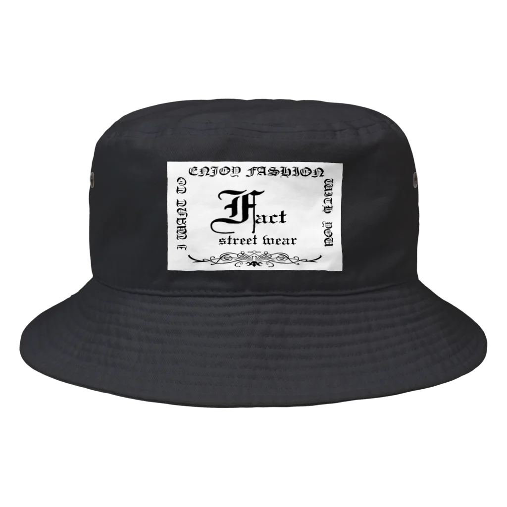 FACT street wearのfact street wear メインロゴ1stバケハ Bucket Hat