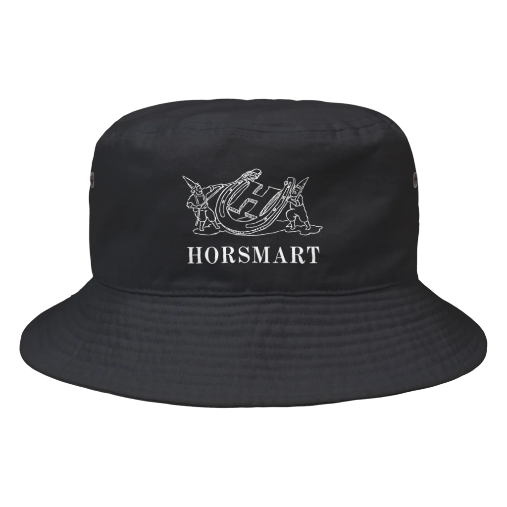 HORSMART公式ショップの色選べます『HORSMARTオリジナル商品（ホワイト）』 バケットハット