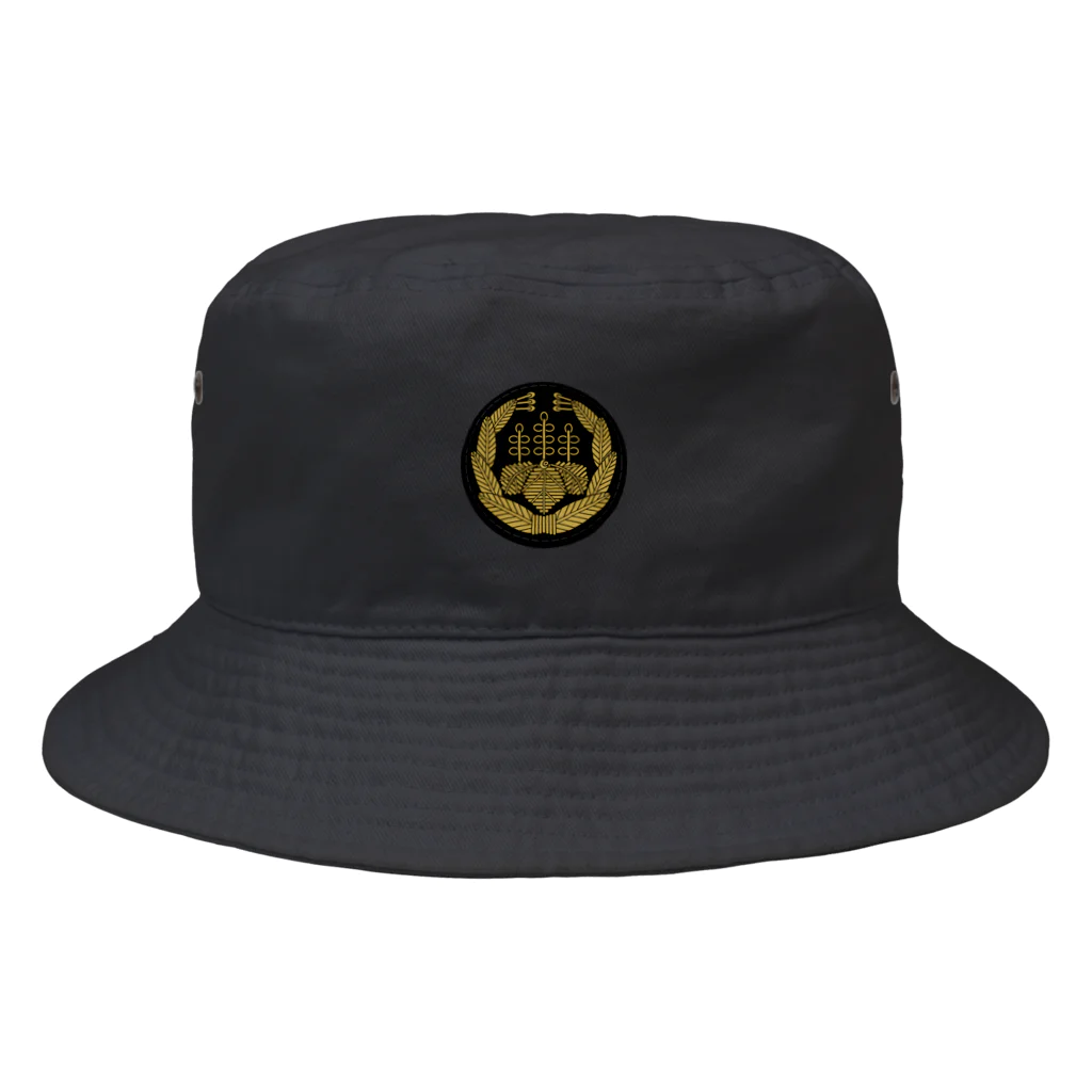 新商品PTオリジナルショップの機関士帽章（金） Bucket Hat