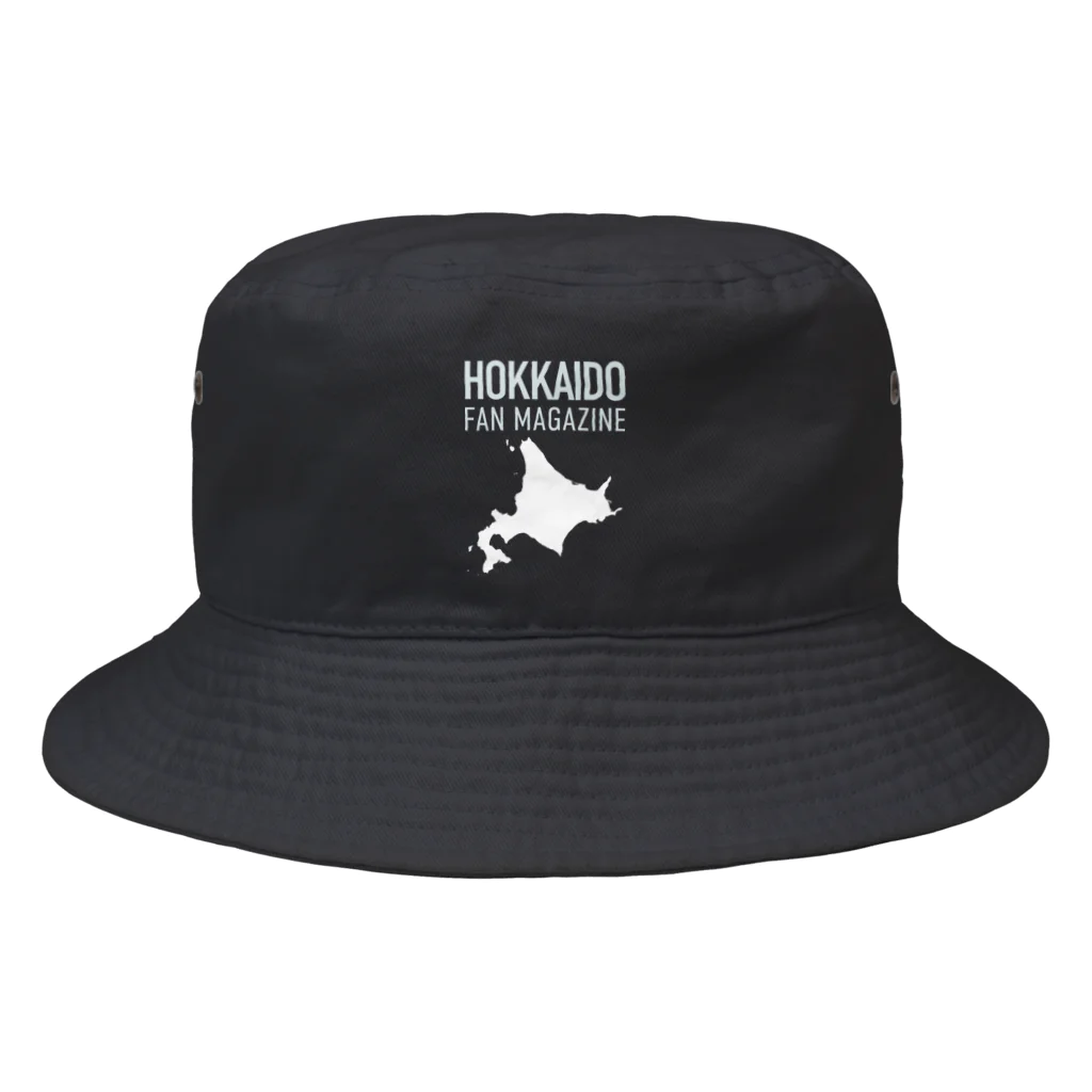 北海道ファンマガジン編集部の北海道ファンマガジン白ロゴ Bucket Hat