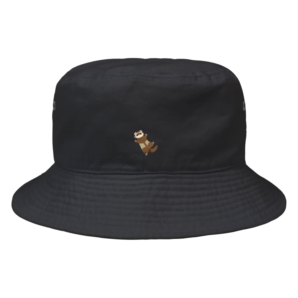 M&BworksたかむらすずなのPanic-face ferret　〜セーブルver〜 Bucket Hat