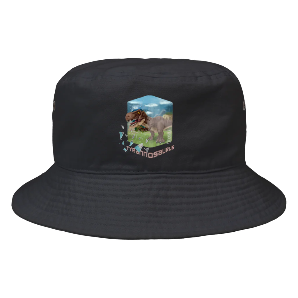 すとろべりーガムFactoryのティラノサウルス Bucket Hat