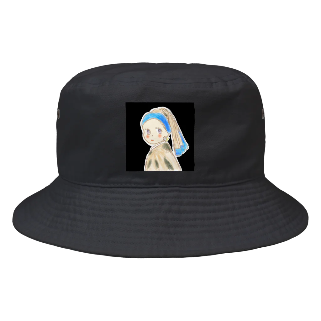 もずく食べたいの真珠のやつ Bucket Hat