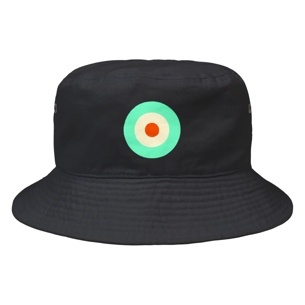 CORONET70のサークルa・ペパーミント・ クリーム・ オレンジ Bucket Hat