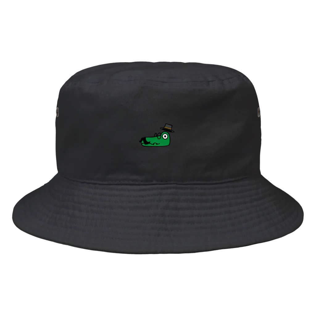 alligator_artのジェントルな鰐 Bucket Hat