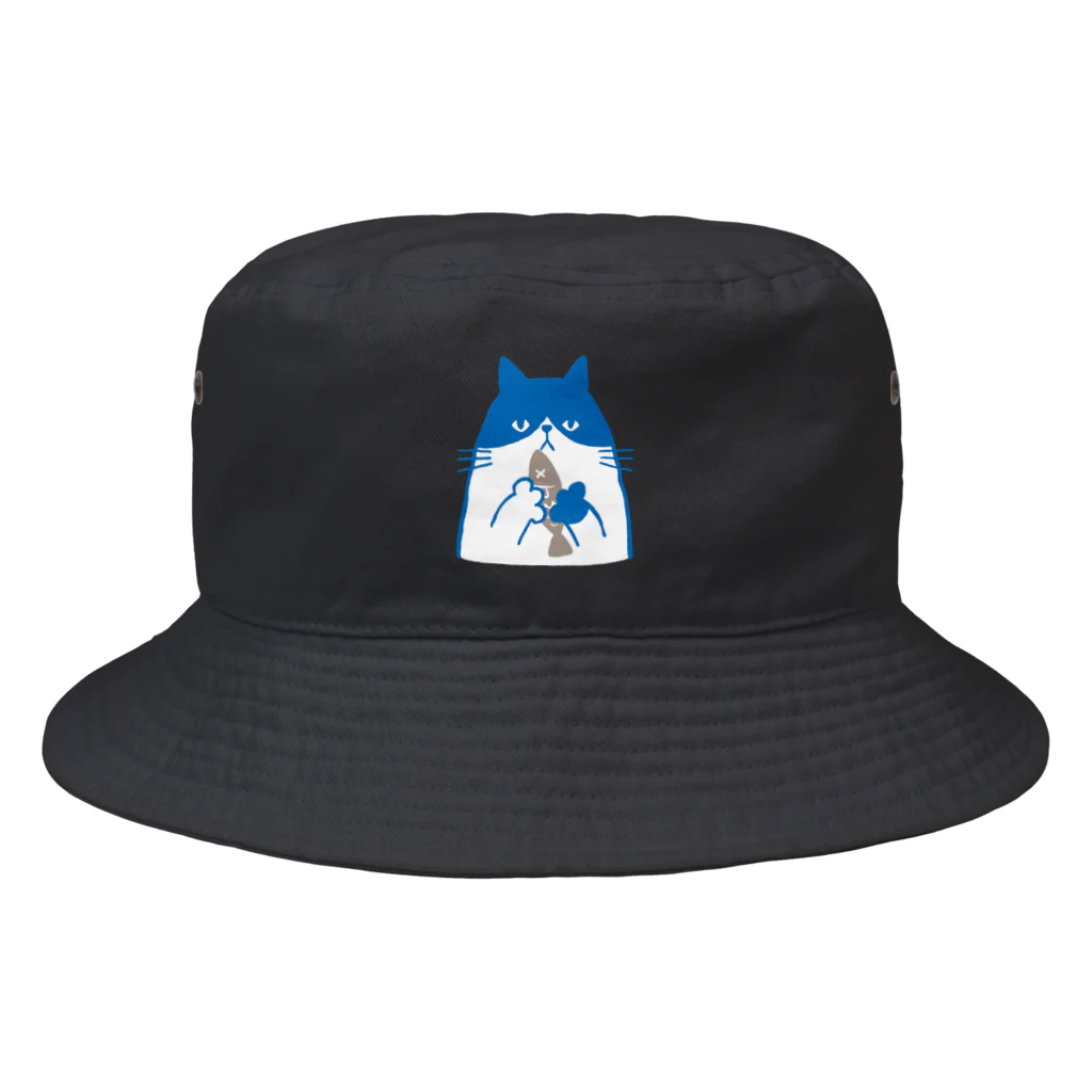 mincruのねこ と さかな Bucket Hat