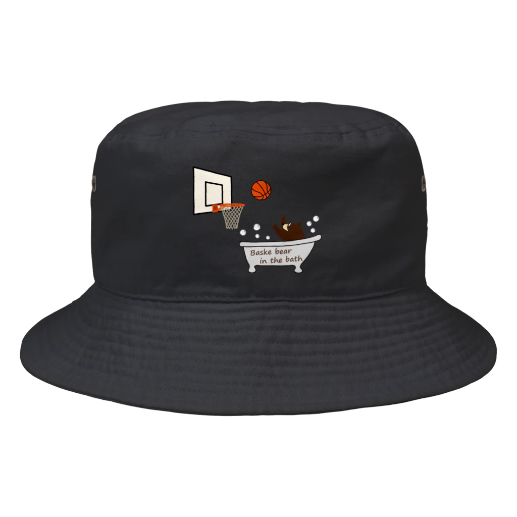 キッズモード某のバスケベアーインザバス Bucket Hat