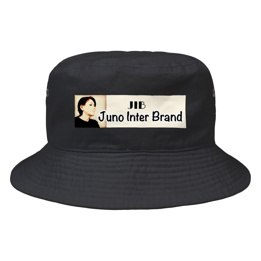 junointer ブランド ロゴ入りのJNBブランドロングロゴアイテム Bucket Hat