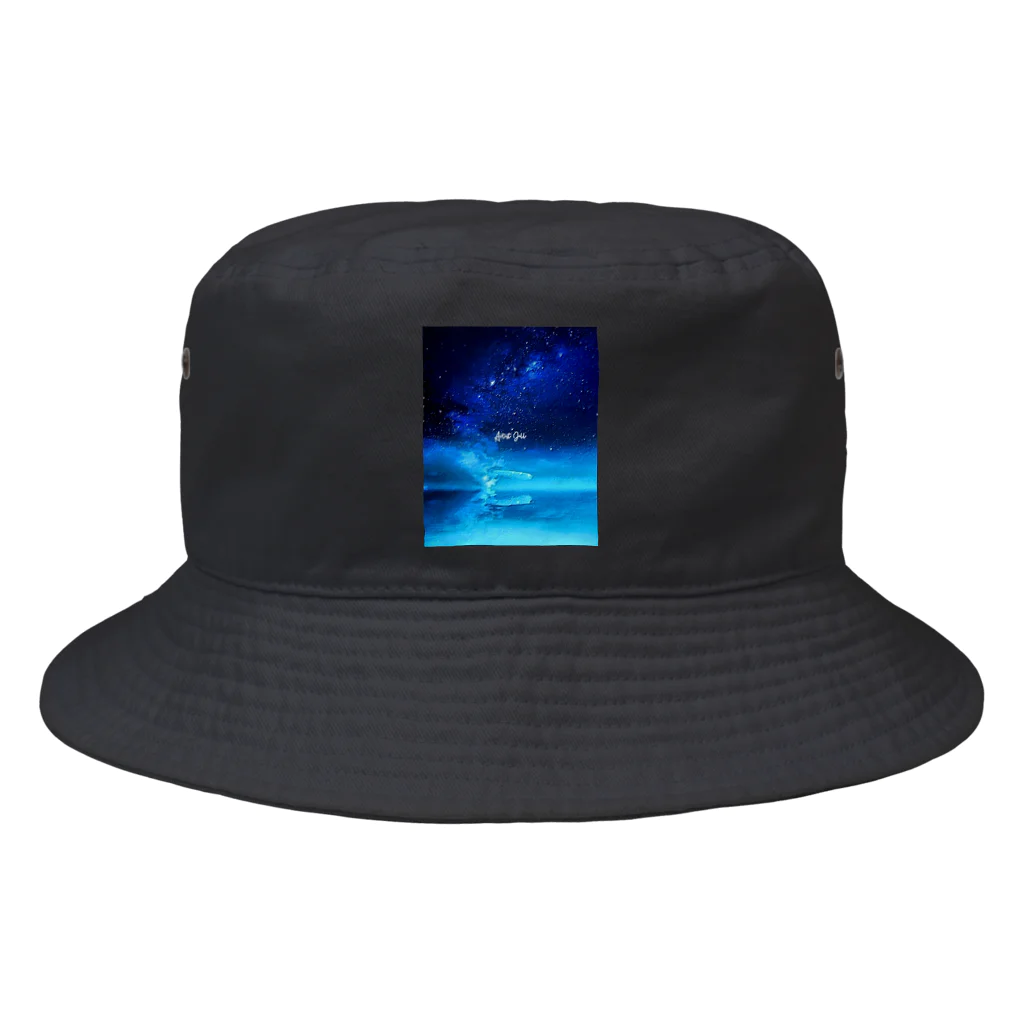 【ホラー専門店】ジルショップの幻想的な星空(縦Ver.) Bucket Hat