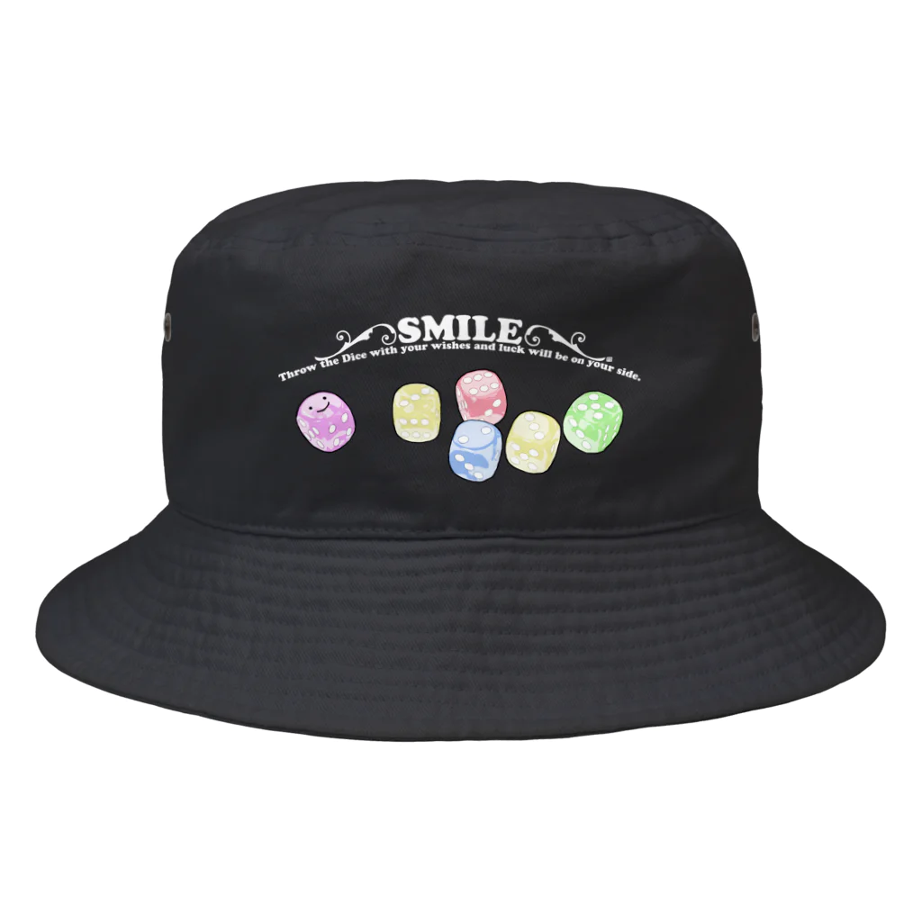 路地裏萬亭のお店のSMILE （DICE） Bucket Hat