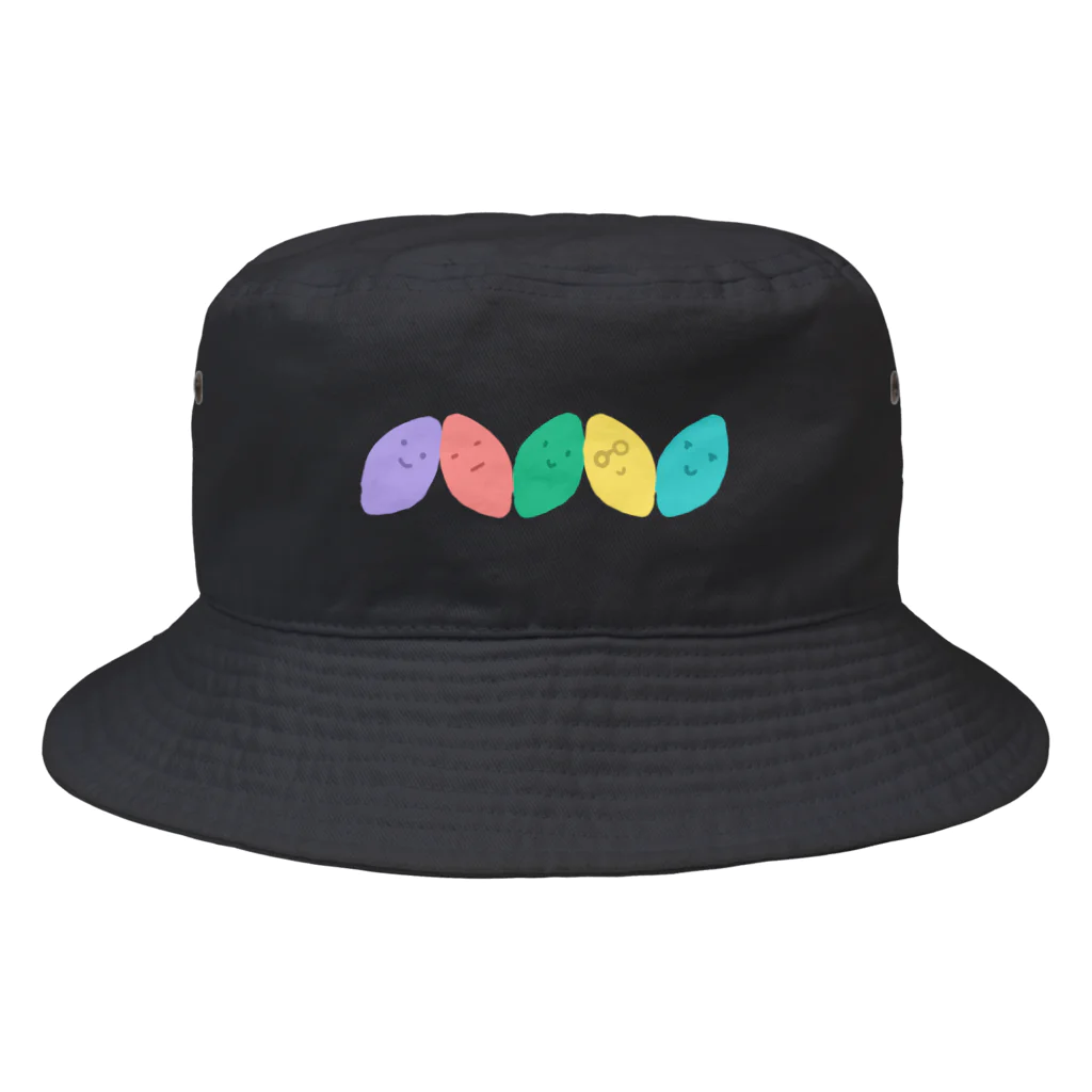 Andiamoのカラフルおいも Bucket Hat