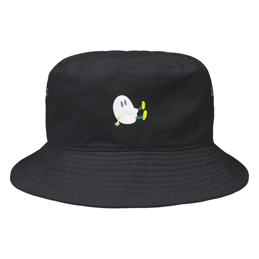 CHIMNEY雑貨店のおすわり二頭身おばけ Bucket Hat