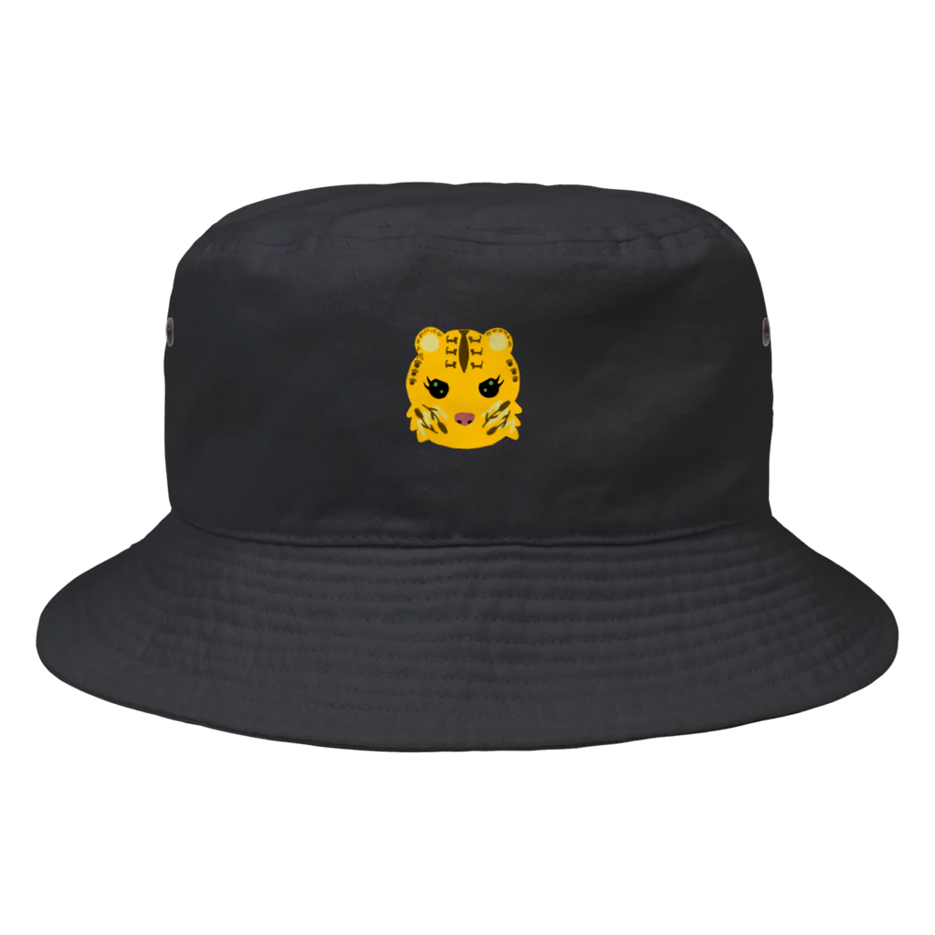 CHOSANAの猫柄の虎 Bucket Hat