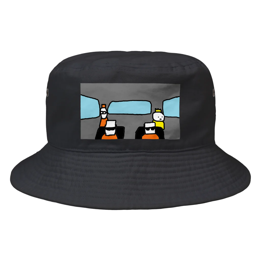 Ｐ国公式ギフトショップのTheピースト Bucket Hat