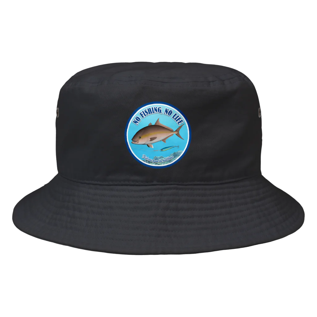 猫と釣り人のKAMPACHI_2R Bucket Hat