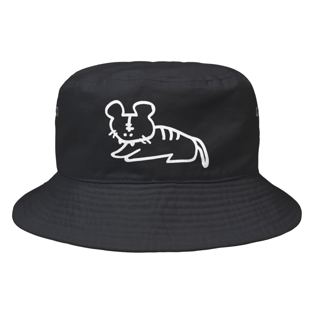 kozukuzukzのとら（ホワイトタイガー） Bucket Hat