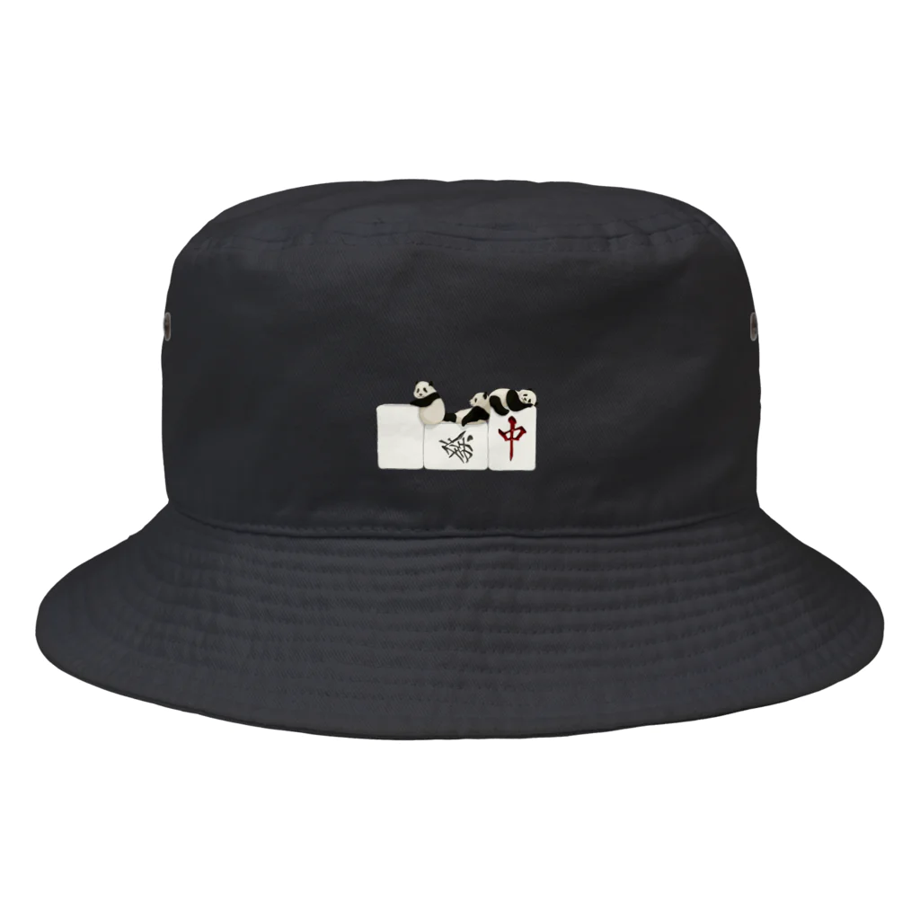 Laminaの大熊猫×白發中 Bucket Hat