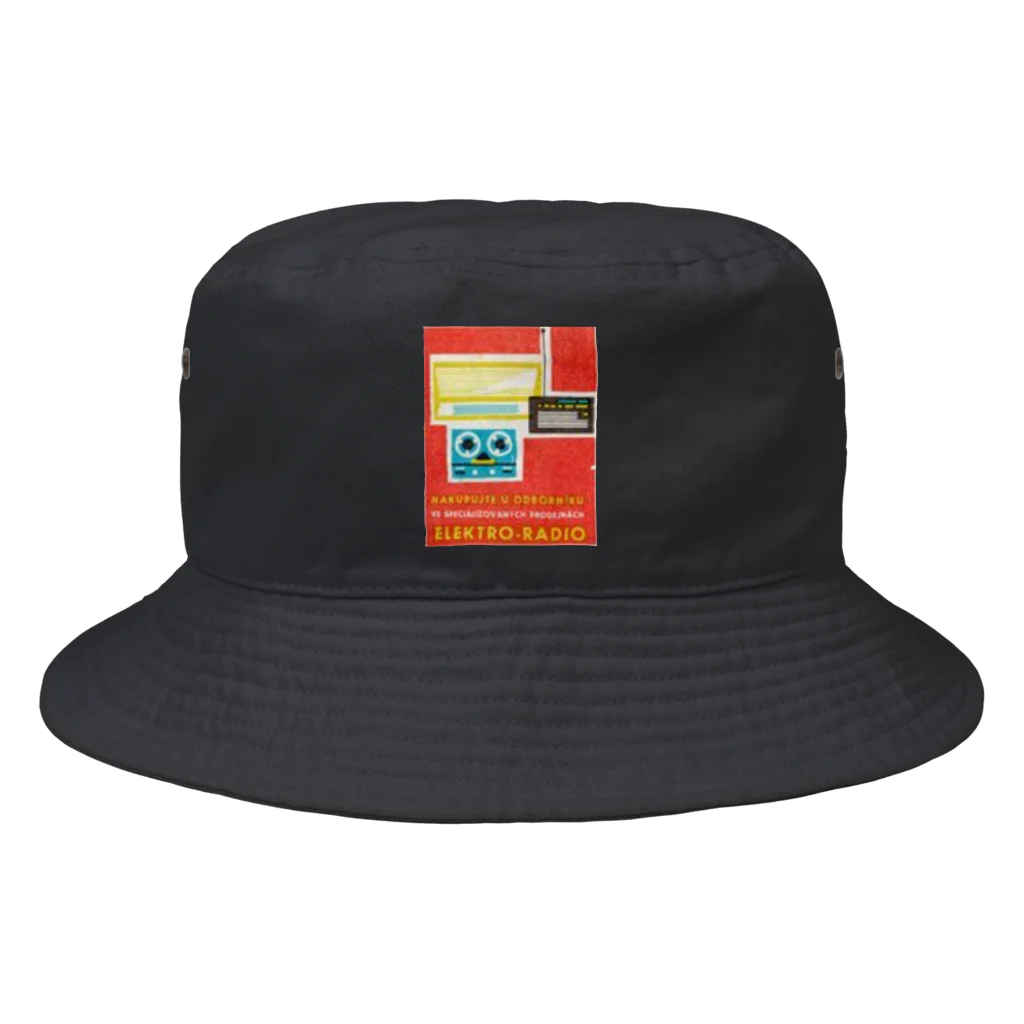 YS VINTAGE WORKSのチェコ　ラジカセ Bucket Hat