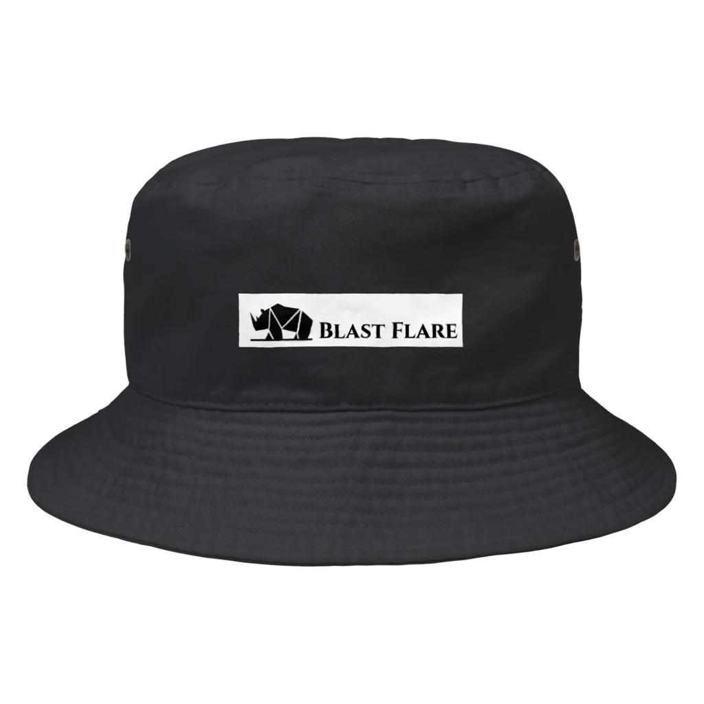 BlastFlareのブラフレ ロングロゴフレーム Bucket Hat