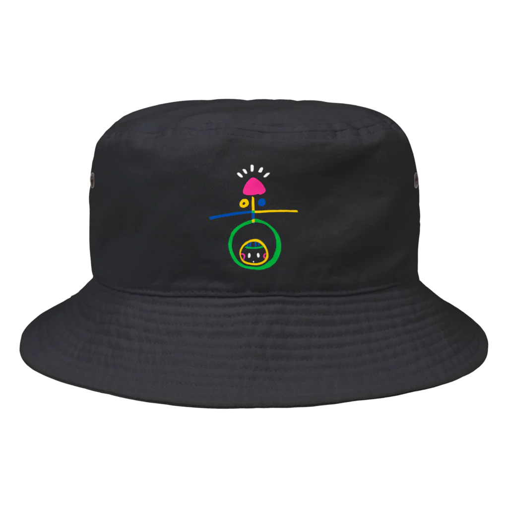 着ぐるみ＆calligraphyの愛ある未来へ『へいわちゃん』 Bucket Hat