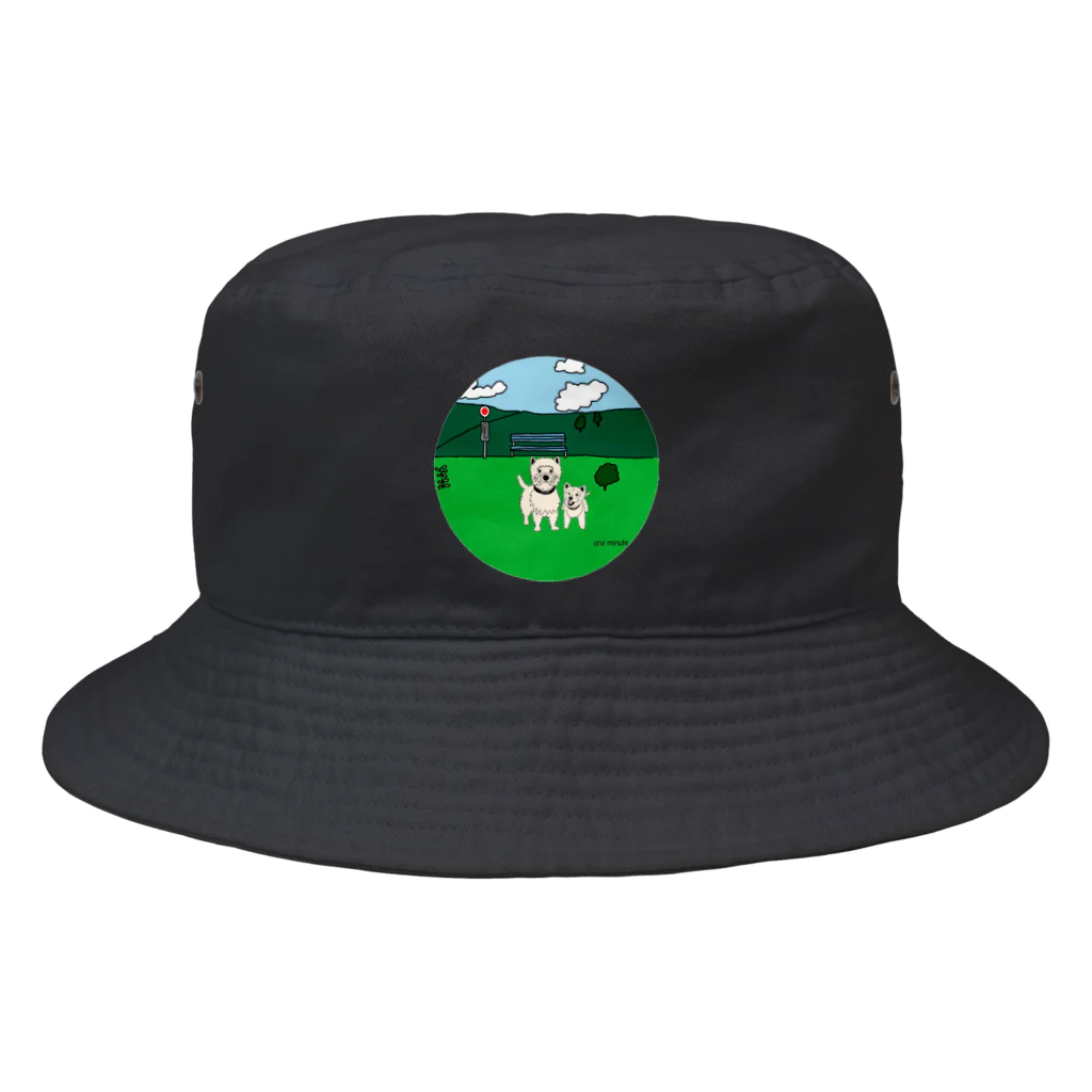 one minute shopのウエスティ Bucket Hat