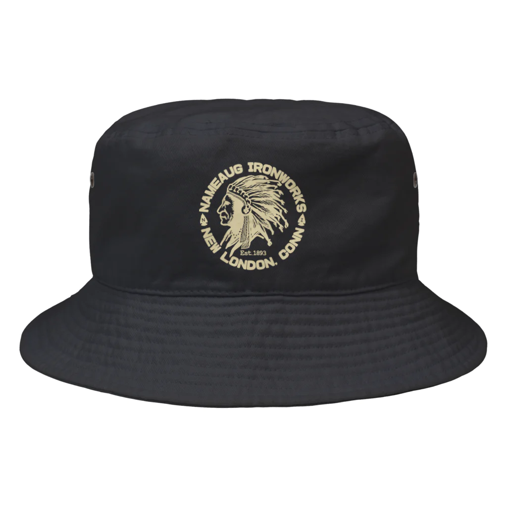 CRUTHのNAMEAUG IRONWORKS - NEW LONDON, CONN. USA #2 Bucket Hat