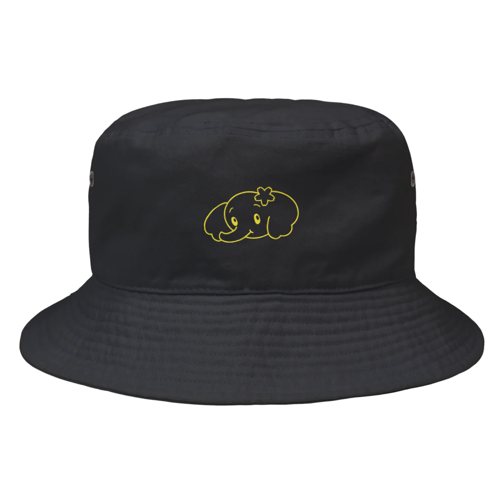 そぼろのスプリングぱおみん  顔　黄 Bucket Hat