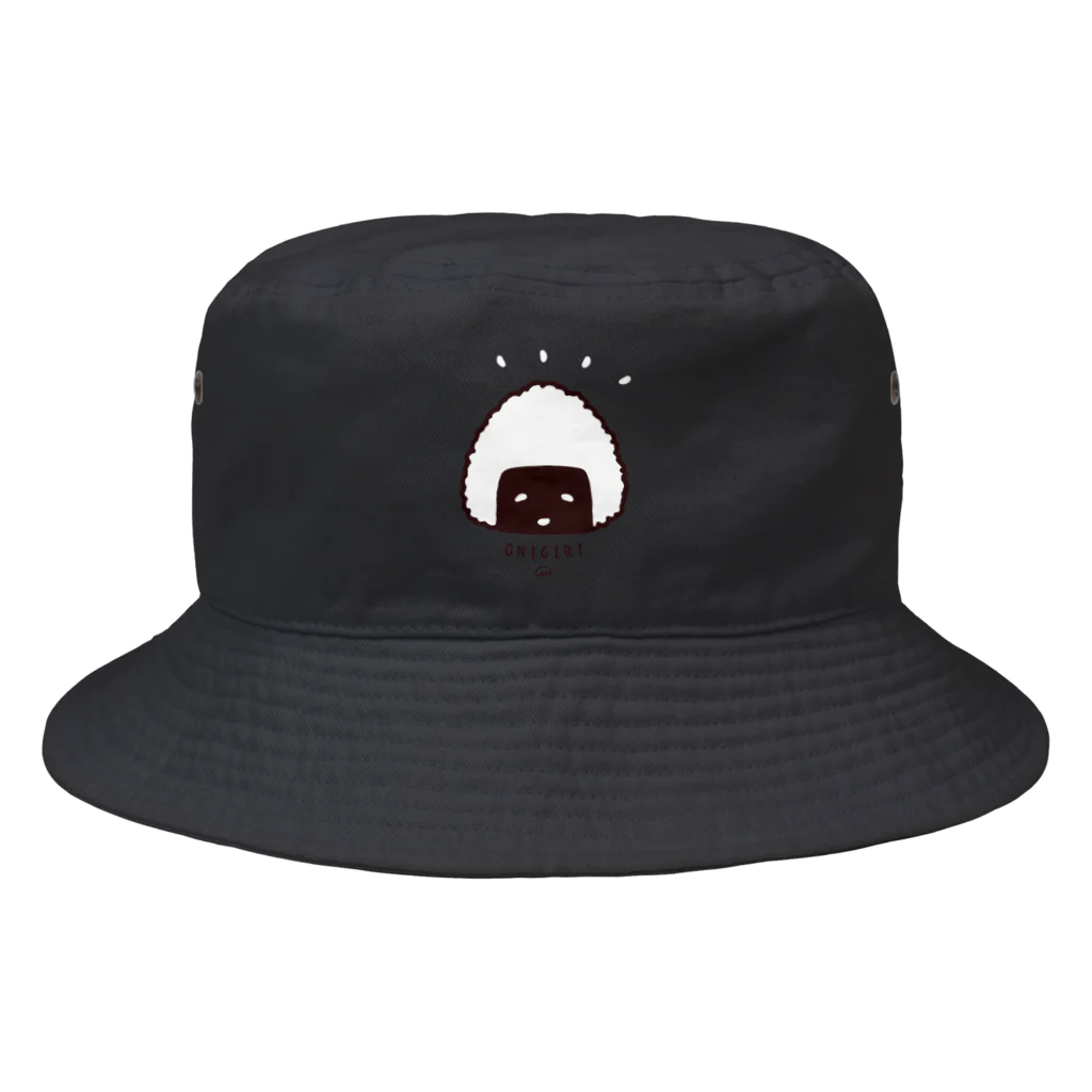 イラスト MONYAAT の🍙おにぎりのおにぎりんA　笑顔でハッピー🍙 Bucket Hat