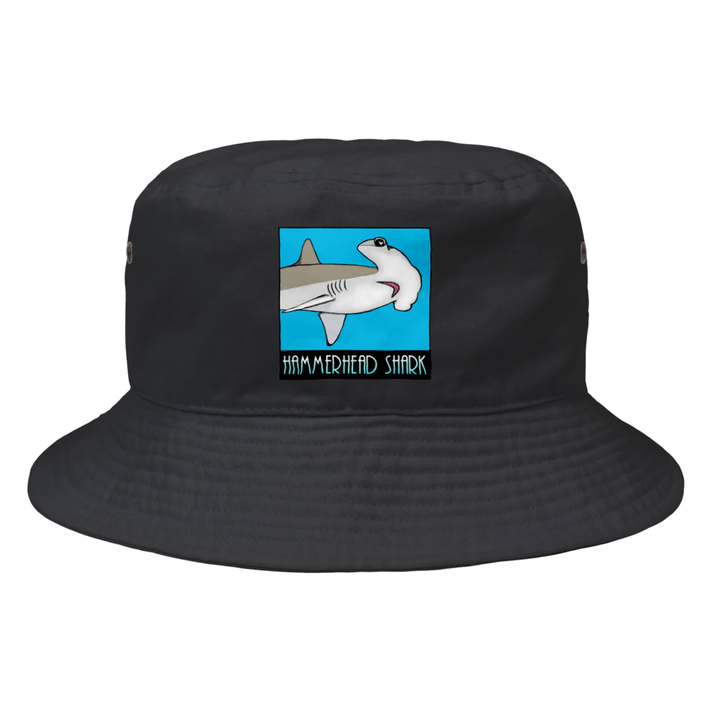 LalaHangeulのHammerhead shark(撞木鮫) Bucket Hat