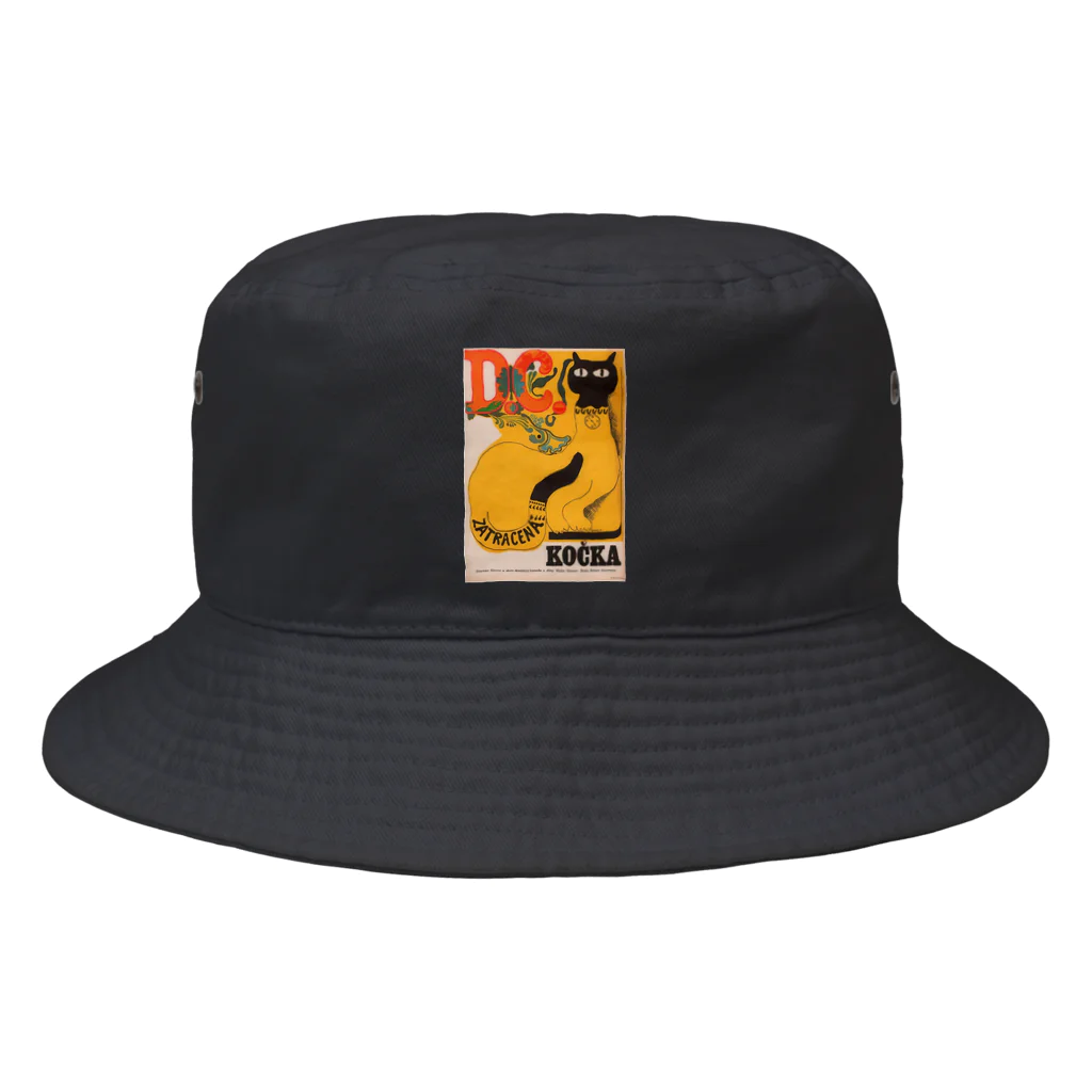 YS VINTAGE WORKSのチェコ・KOCKA（=チェコ語で猫） Bucket Hat