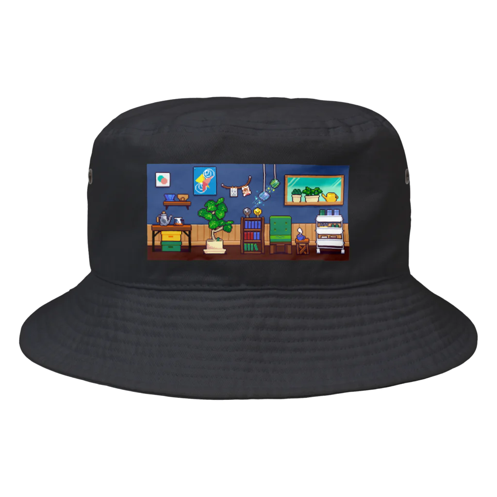 にく、ましましで。の部屋ドット絵 Bucket Hat