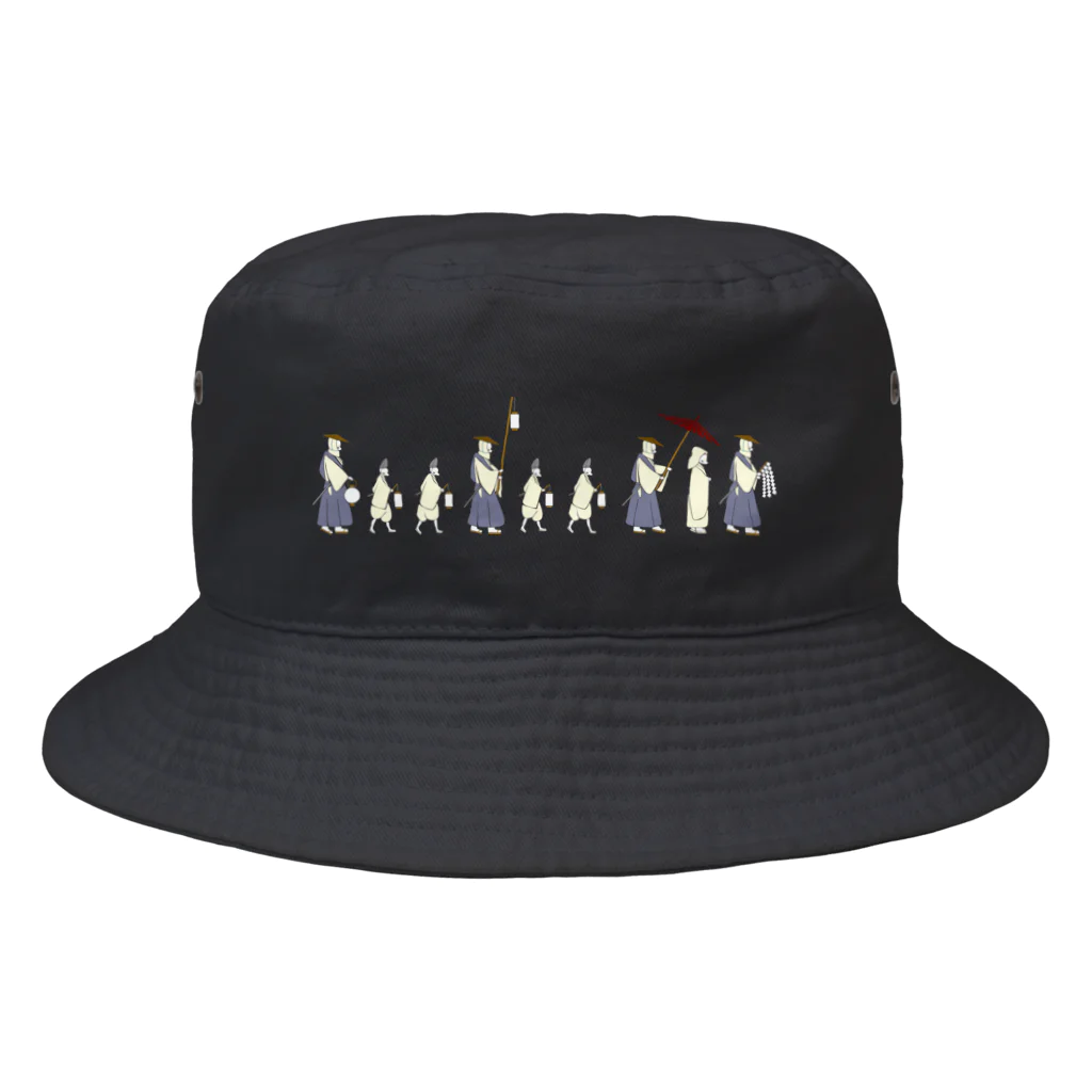 Amiの狐の嫁入り行列 Bucket Hat