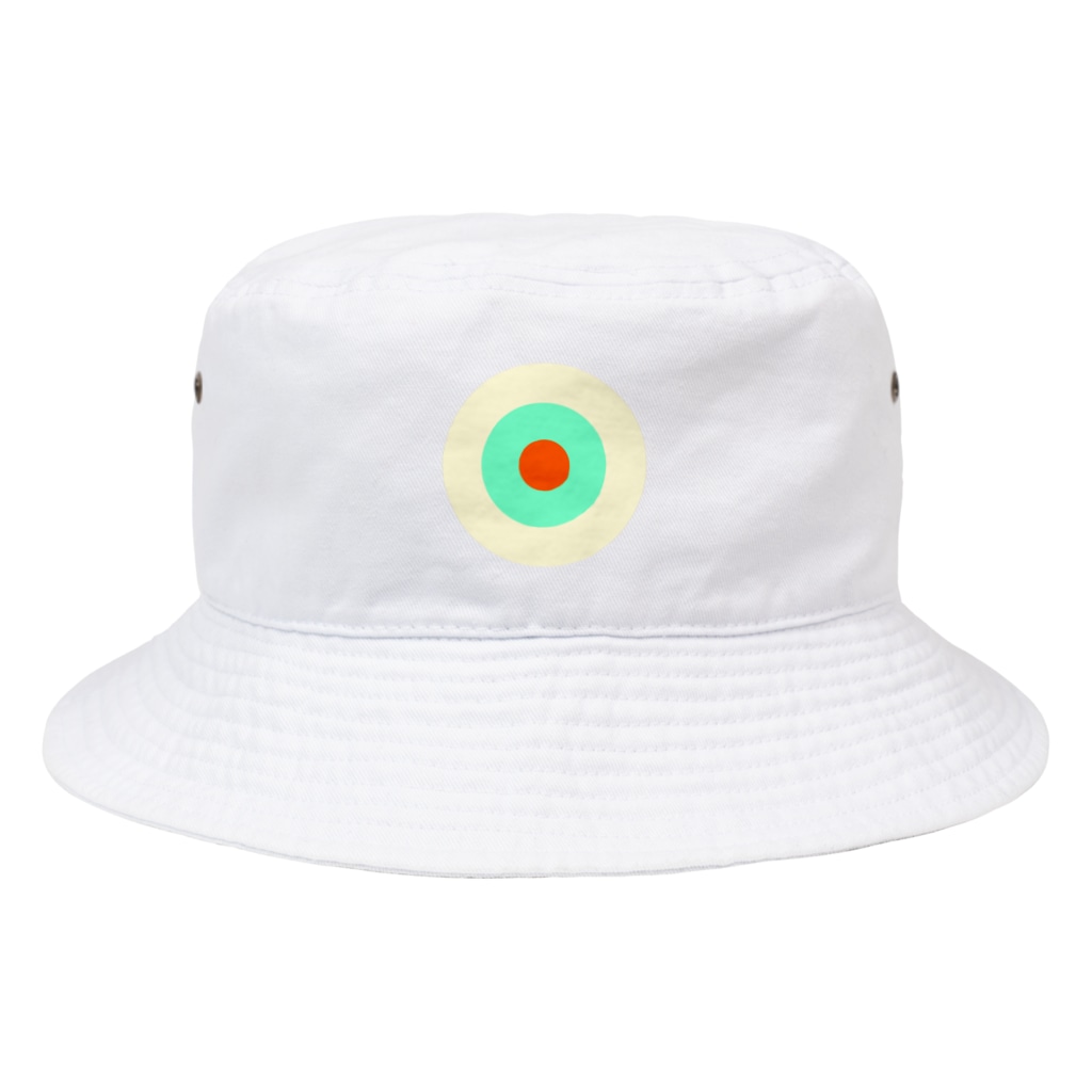 CORONET70のサークルa・クリーム・ペパーミント・オレンジ Bucket Hat