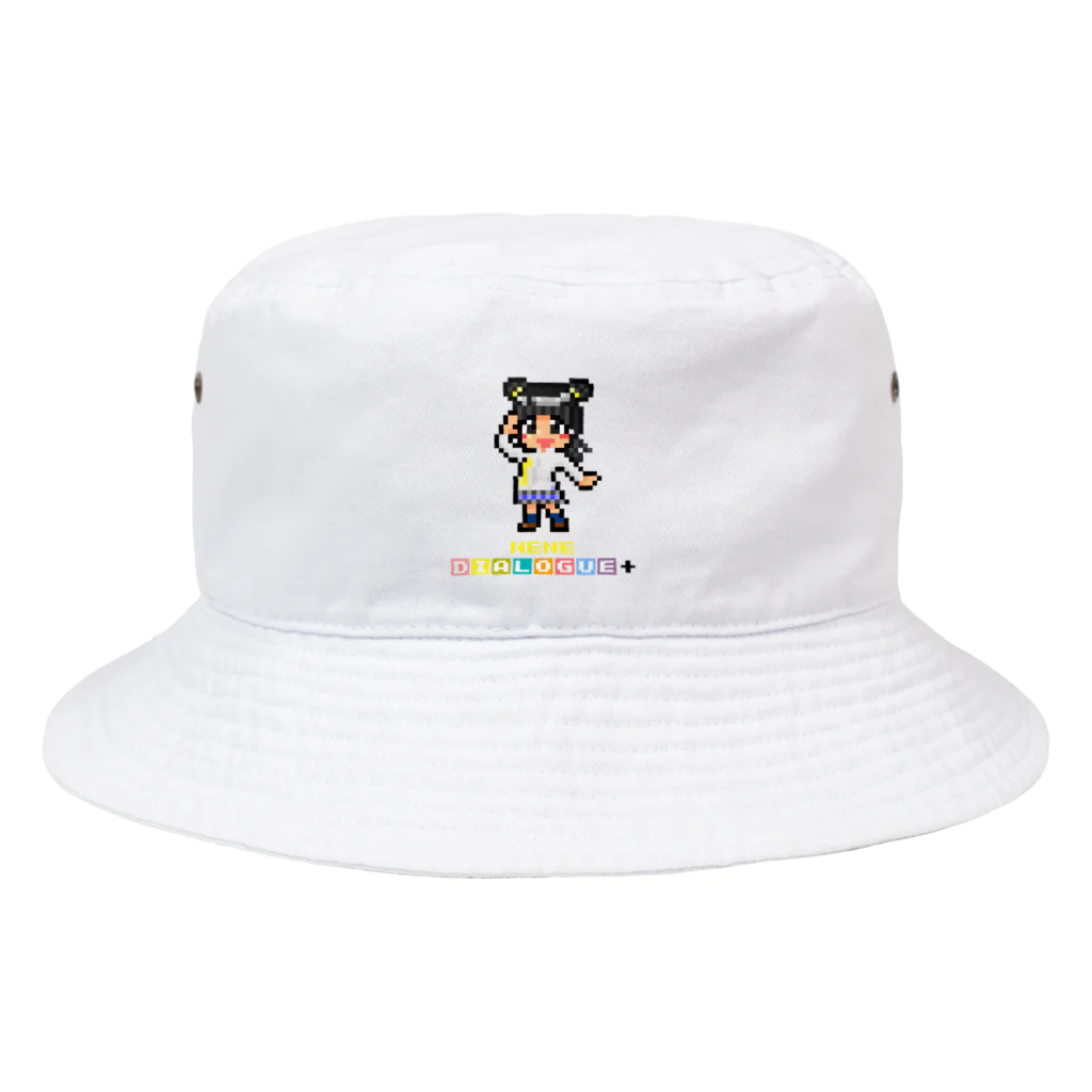 DIALOGUE＋のドットDIALOGUE＋ ねーね推しバケットハット(白) Bucket Hat