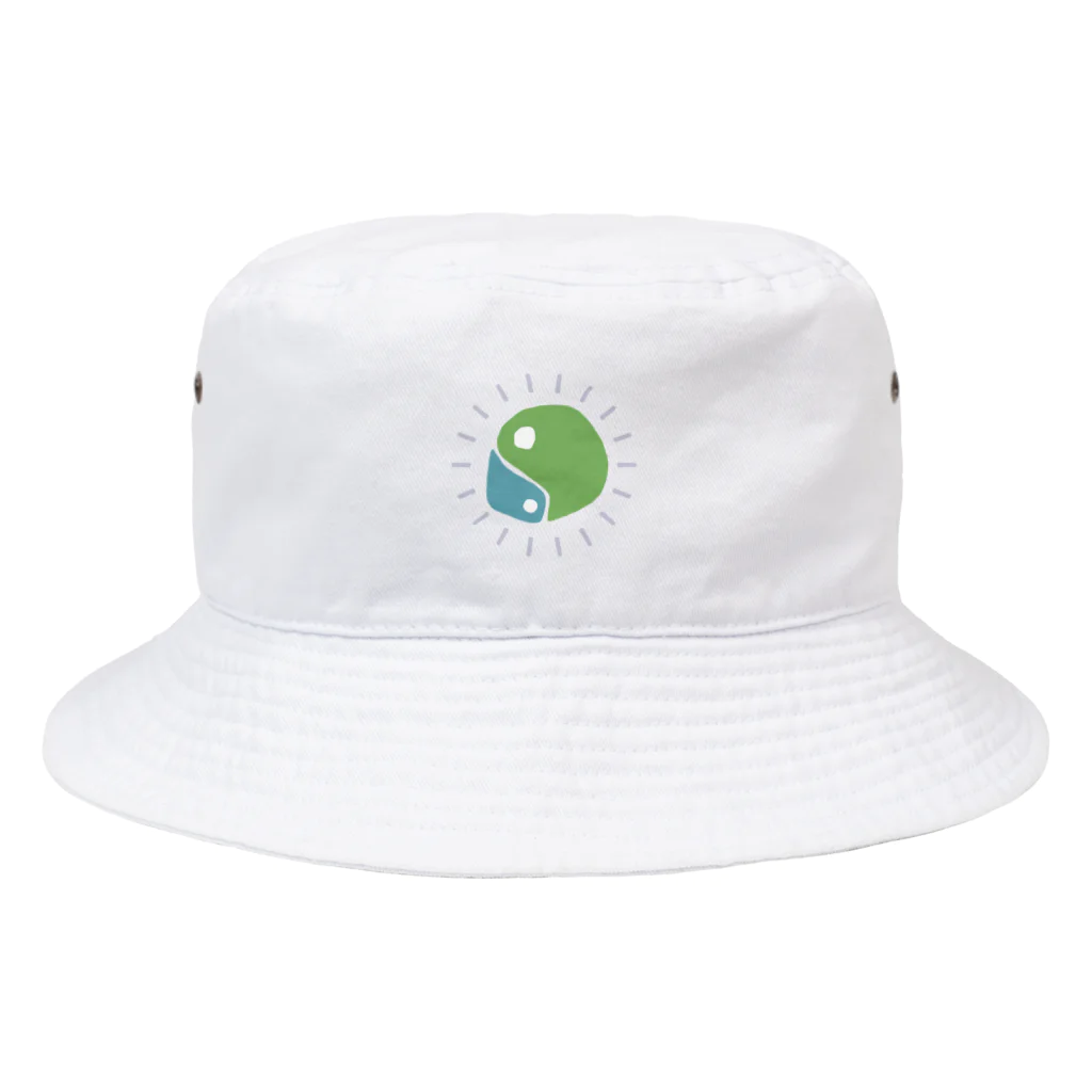 ジビエ屋のゆるマガタマ（水色×黄緑） Bucket Hat