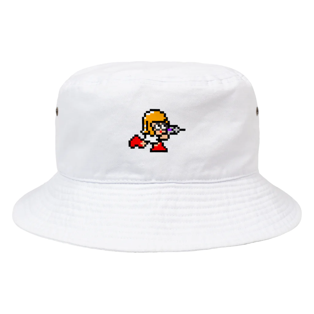 PLASTIC COBRAのドット絵イカックマン Bucket Hat