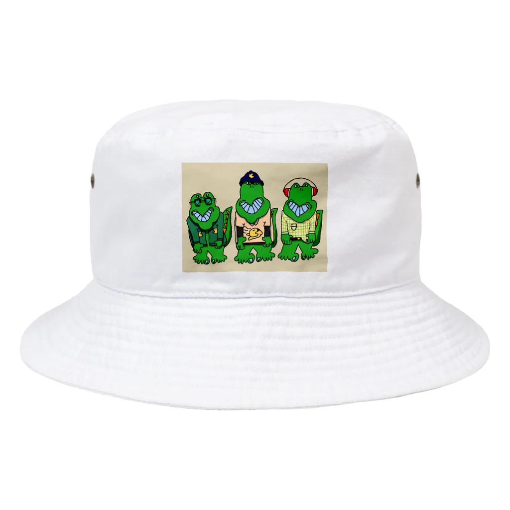 4000kmのワニくんズ Bucket Hat