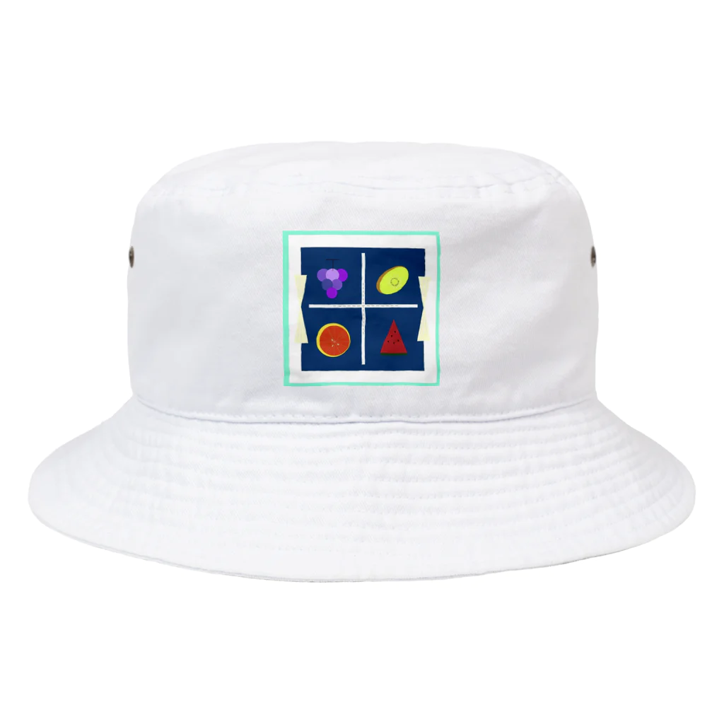 picopicoのWindow fruit 🍇🍊🥝🍉☀️ Bucket Hat