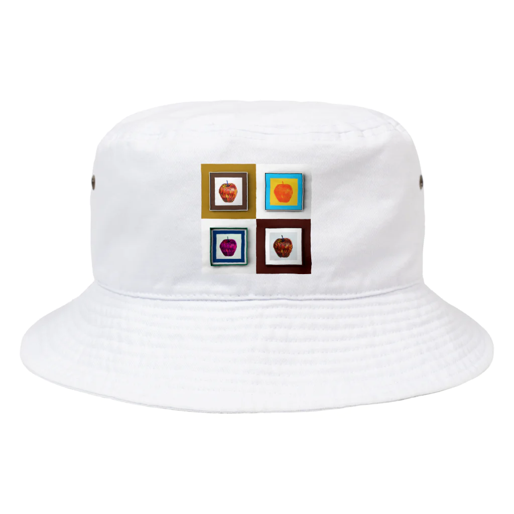 suzuri26のさまざまなリンゴ Bucket Hat