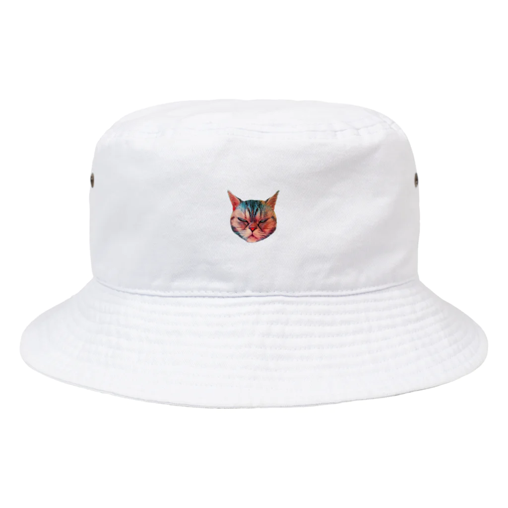 タミネコのおうちの強面にゃんこ Bucket Hat