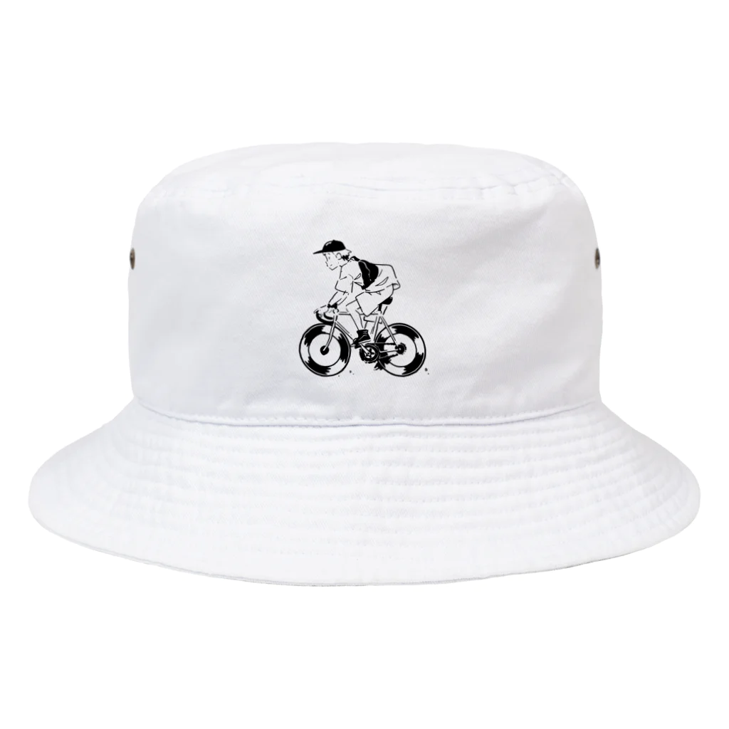 山形屋米店のピストバイクでポタリング Bucket Hat