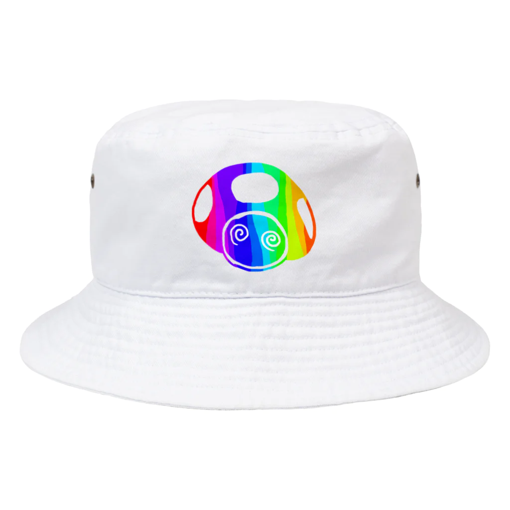 西のよぞらのぽいずんっぽいきのこ Bucket Hat