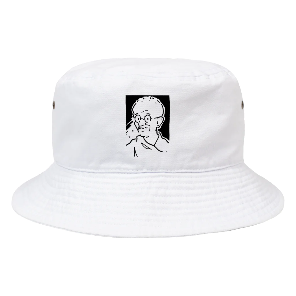 山形屋米店のマハトマ・ガンディー(Mahatma Gandhi) Bucket Hat