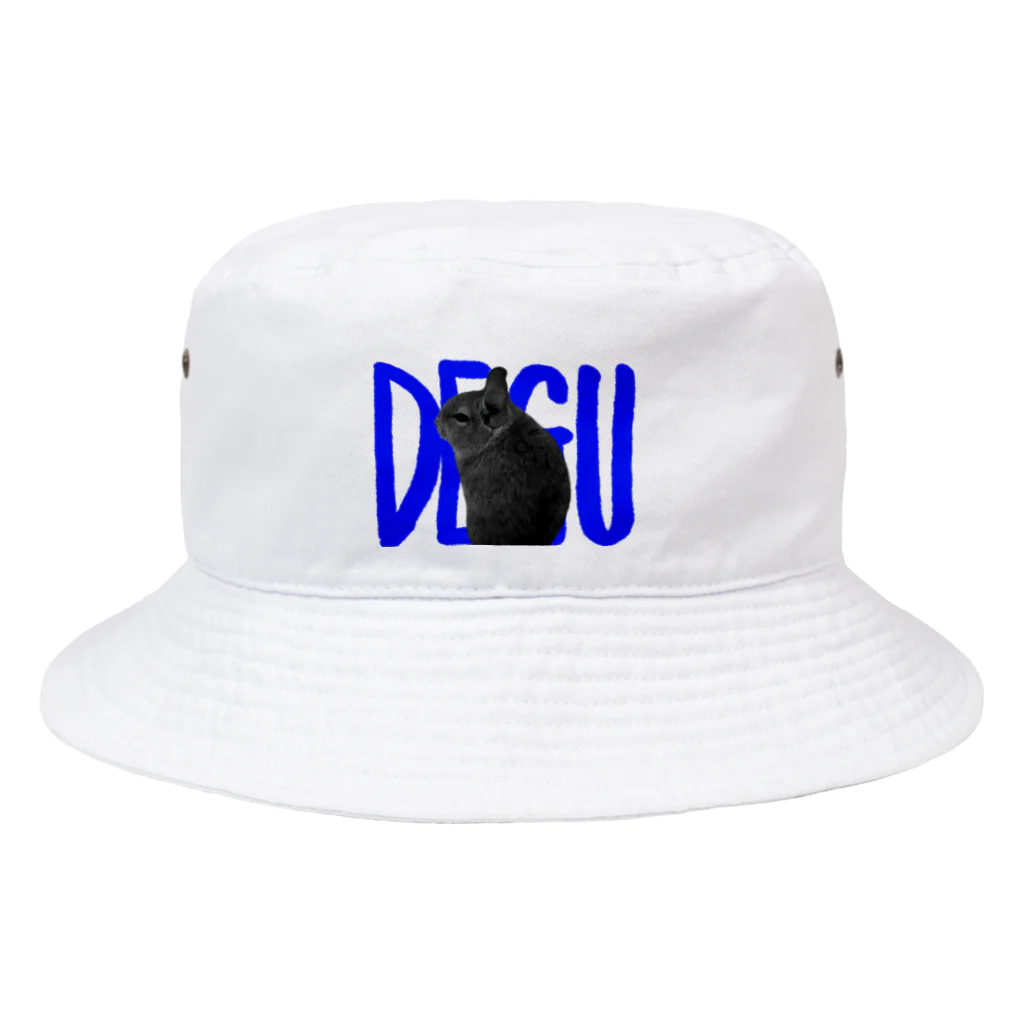 rururuのDEGUロゴ［青系］ Bucket Hat