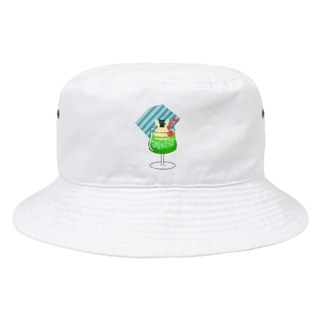 SHOP ベアたんのシュワシュワ　ウエネコさん Bucket Hat